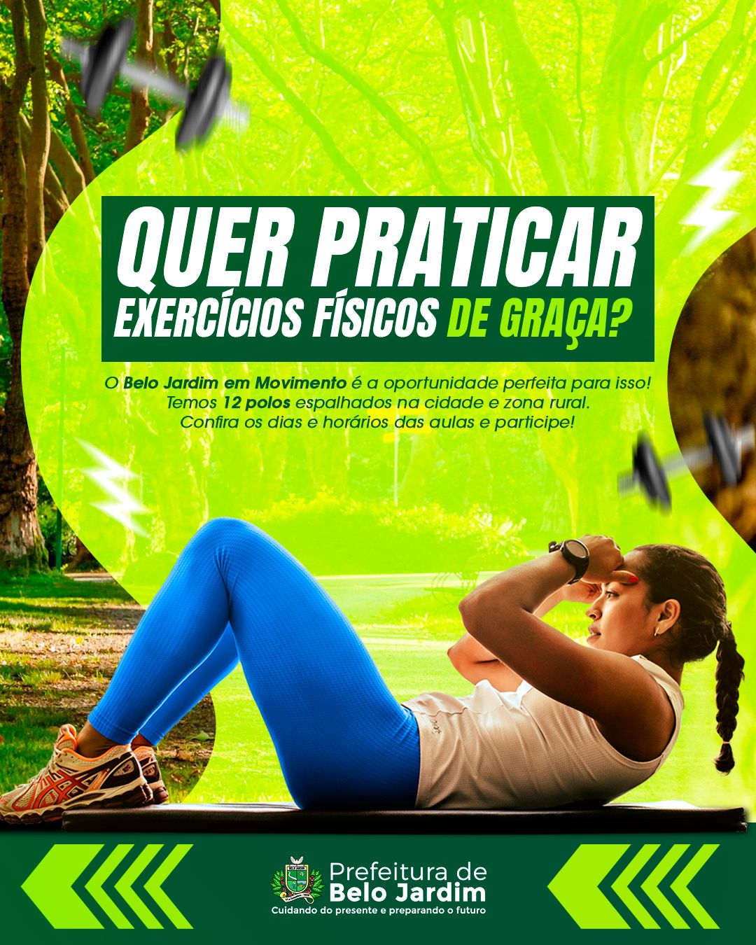 Programa “Belo Jardim em Movimento” chega a todos os distritos e contabiliza 12 polos entre cidade e zona rural